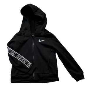Nike Hoodie Baby 24 Months Black Dri-Fit Swoosh Logo Hoodie Athletic Outdoor